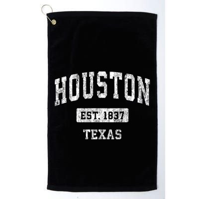 Houston Texas Tx Vintage Sports Golf Towel