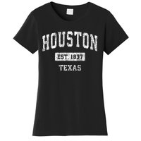 Houston Texas Tx Vintage Sports Women's T-Shirt