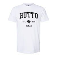 Hutto Texas Tx Vintage Established Sports Design Softstyle CVC T-Shirt