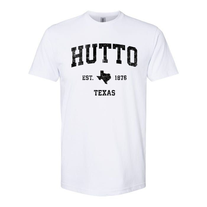 Hutto Texas Tx Vintage Established Sports Design Softstyle CVC T-Shirt