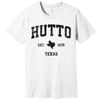 Hutto Texas Tx Vintage Established Sports Design Premium T-Shirt