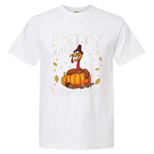 Happy Thanksgiving Turkey Pumpkin Garment-Dyed Heavyweight T-Shirt