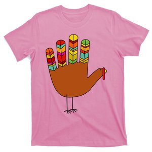 Hand Turkey Thanksgiving Day T-Shirt