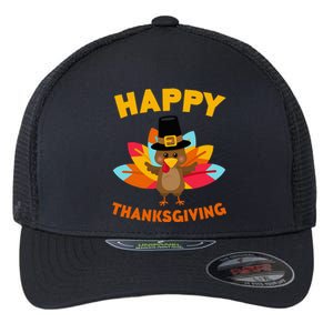 Happy Thanksgiving Thanksgiving Day Flexfit Unipanel Trucker Cap