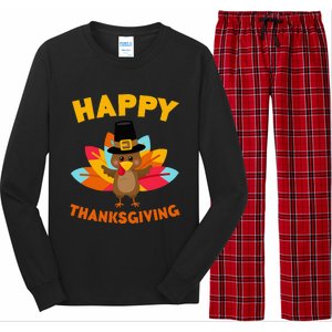 Happy Thanksgiving Thanksgiving Day Long Sleeve Pajama Set