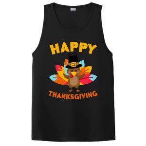 Happy Thanksgiving Thanksgiving Day PosiCharge Competitor Tank