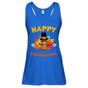 Happy Thanksgiving Thanksgiving Day Ladies Essential Flowy Tank