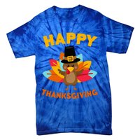 Happy Thanksgiving Thanksgiving Day Tie-Dye T-Shirt