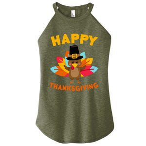 Happy Thanksgiving Thanksgiving Day Women's Perfect Tri Rocker Tank