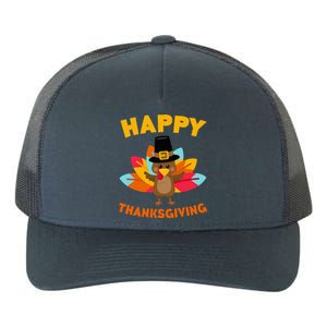 Happy Thanksgiving Thanksgiving Day Yupoong Adult 5-Panel Trucker Hat