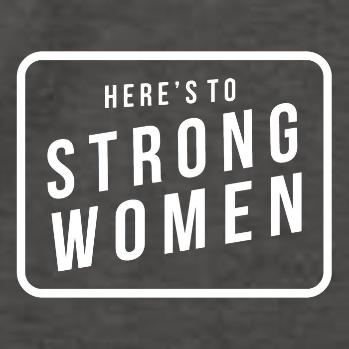 Heres To The Strong Women Vector Backpack