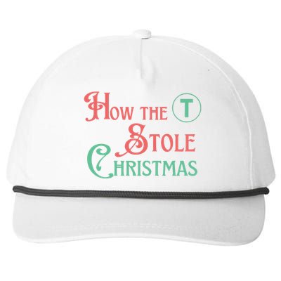 How The T Stole Christmas Storybook Snapback Five-Panel Rope Hat