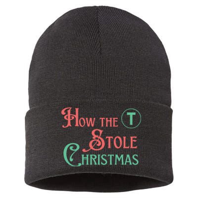 How The T Stole Christmas Storybook Sustainable Knit Beanie