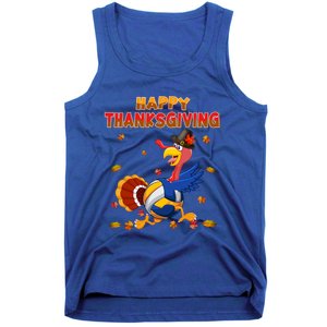 Happy Thanksgiving Turkey Volleyball Ball Autumn Fall Vibes Gift Tank Top