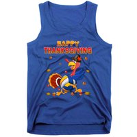 Happy Thanksgiving Turkey Volleyball Ball Autumn Fall Vibes Gift Tank Top