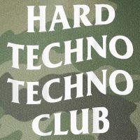Hard Techno Techno Club X Raver Rave Party Outfit Backprint Legacy Tie Dye Trucker Hat