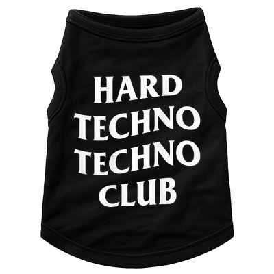 Hard Techno Techno Club X Raver Rave Party Outfit Backprint Doggie Tank