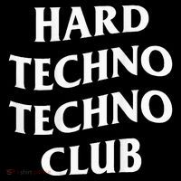 Hard Techno Techno Club X Raver Rave Party Outfit Backprint Sweatshirt