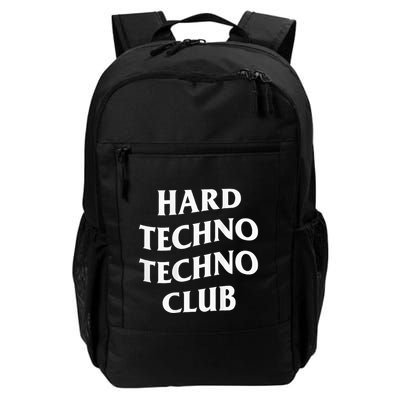 Hard Techno Techno Club X Raver Rave Party Outfit Backprint Backpack