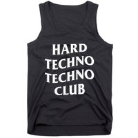 Hard Techno Techno Club X Raver Rave Party Outfit Backprint Tank Top