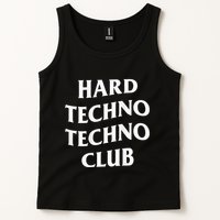 Hard Techno Techno Club X Raver Rave Party Outfit Backprint Tank Top
