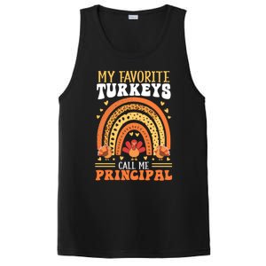 Happy Thanksgiving Turkey Day Blessed School Principal Gift PosiCharge Competitor Tank