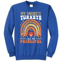 Happy Thanksgiving Turkey Day Blessed School Principal Gift Sweatshirt