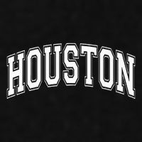 Houston Texas Tx Varsity Style White Font Ladies PosiCharge Tri-Blend Wicking Tank