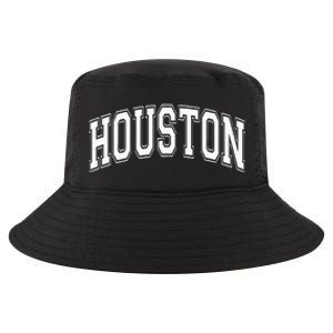 Houston Texas Tx Varsity Style White Font Cool Comfort Performance Bucket Hat