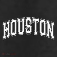 Houston Texas Tx Varsity Style White Font 7 Panel Mesh Trucker Snapback Hat
