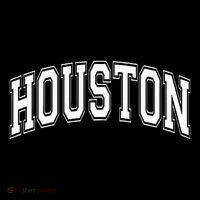 Houston Texas Tx Varsity Style White Font 16 in Basic Backpack