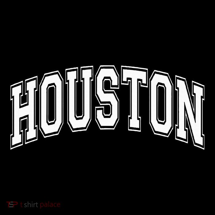 Houston Texas Tx Varsity Style White Font Tank Top
