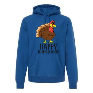 Happy Thanksgiving Turkey Happy Turkey Day Gobble Turkey Gift Premium Hoodie