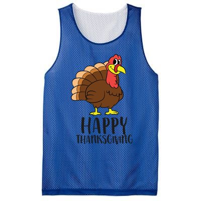 Happy Thanksgiving Turkey Happy Turkey Day Gobble Turkey Gift Mesh Reversible Basketball Jersey Tank