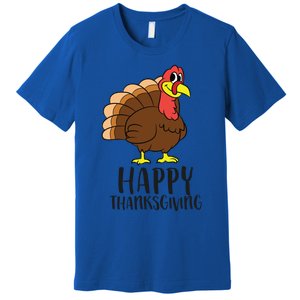 Happy Thanksgiving Turkey Happy Turkey Day Gobble Turkey Gift Premium T-Shirt