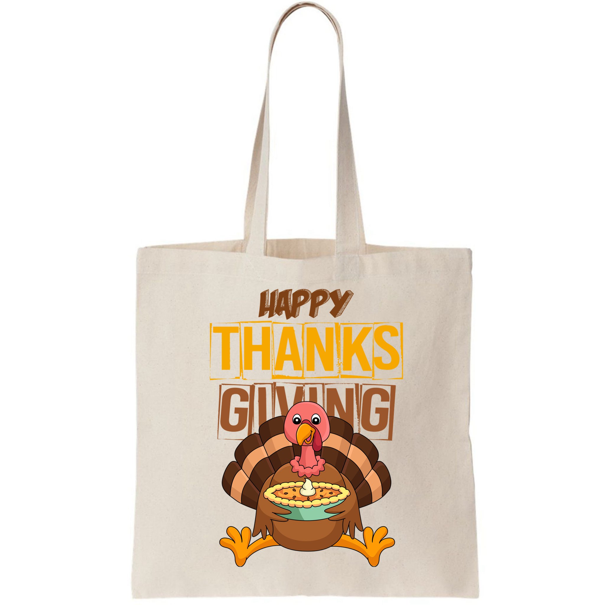 Happy Thanksgiving Turkey Pie Holiday Bag