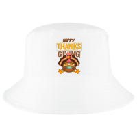 Happy Thanksgiving Turkey Pie Holiday Cool Comfort Performance Bucket Hat