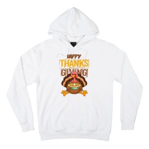 Happy Thanksgiving Turkey Pie Holiday Hoodie