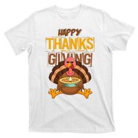 Happy Thanksgiving Turkey Pie Holiday T-Shirt