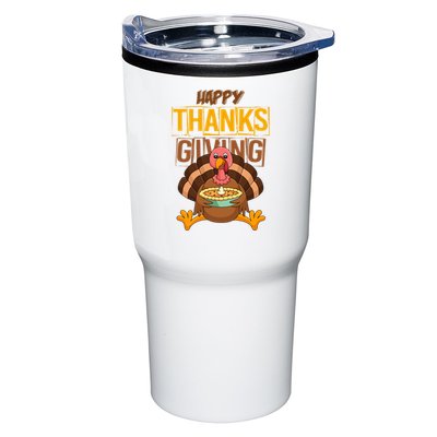 Happy Thanksgiving Turkey Pie Holiday Tumbler