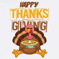 Happy Thanksgiving Turkey Pie Holiday Baby Bodysuit