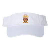 Happy Thanksgiving Turkey Pie Holiday Valucap Bio-Washed Visor