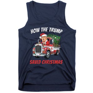 How The Trump Saved Christmas Funny Trumps 2024 Tank Top