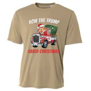 How The Trump Saved Christmas Funny Trumps 2024 Cooling Performance Crew T-Shirt