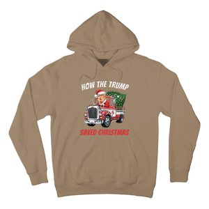 How The Trump Saved Christmas Funny Trumps 2024 Hoodie