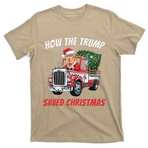 How The Trump Saved Christmas Funny Trumps 2024 T-Shirt