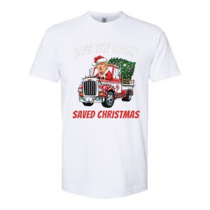 How The Trump Saved Christmas Funny Trumps 2024 Softstyle CVC T-Shirt