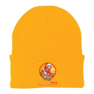 Happy Thanksmas Turkey Funny Thanksgiving Christmas Knit Cap Winter Beanie