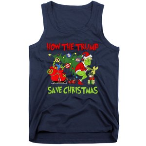 How The Trump Saved Christmas Funny Trump Christmas 2024 Tank Top