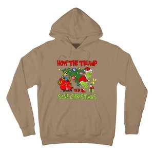 How The Trump Saved Christmas Funny Trump Christmas 2024 Hoodie